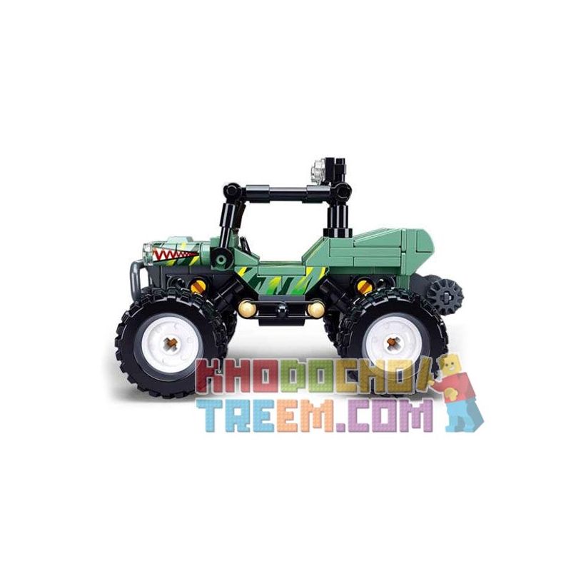 SLUBAN M38-B1106 B1106 1106 M38B1106 38-B1106 non  XE ĐỊA HÌNH GIẢM XÓC ĐƯỢC CẢI TIẾN bộ đồ chơi xếp lắp ráp ghép mô hình City Thành Phố 155 khối