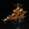 FUNWHOLE F9014 9014 non  TÀU VŨ TRỤ STEAMPUNK LIGHT CHASER bộ đồ chơi xếp lắp ráp ghép mô hình “LIGHT CATCHER”STEAMPUNK AIRSHIP 1641 khối