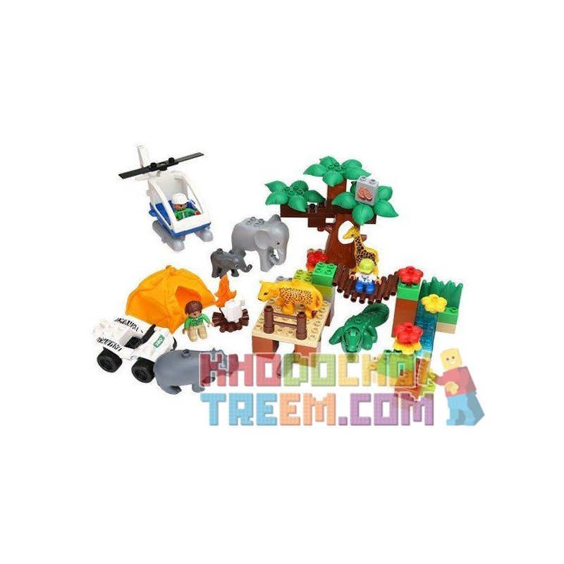 NOT Lego Duplo DUPLO 6156 Photo Safari, HYSTOYS HONGYUANSHENG AOLEDUOTOYS HG-1609 1609 HG1609 Xếp hình khu bảo tồn động vật hoang dã 68 khối NOT Lego Duplo DUPLO 6156 Photo Safari, HYSTOYS HONGYUANSHENG AOLEDUOTOYS HG-1609 1609 HG1609 Xếp hình khu bảo tồn động vật hoang dã 68 khối