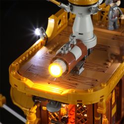 FUNWHOLE F9014 9014 non  TÀU VŨ TRỤ STEAMPUNK LIGHT CHASER bộ đồ chơi xếp lắp ráp ghép mô hình “LIGHT CATCHER”STEAMPUNK AIRSHIP 1641 khối