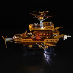 FUNWHOLE F9014 9014 non  TÀU VŨ TRỤ STEAMPUNK LIGHT CHASER bộ đồ chơi xếp lắp ráp ghép mô hình “LIGHT CATCHER”STEAMPUNK AIRSHIP 1641 khối