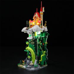 FUNWHOLE F9002 9002 non  TÒA NHÀ LÂU ĐÀI JACK VÀ CÂY ĐẬU THẦN bộ đồ chơi xếp lắp ráp ghép mô hình 1248 khối