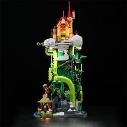 FUNWHOLE F9002 9002 non  TÒA NHÀ LÂU ĐÀI JACK VÀ CÂY ĐẬU THẦN bộ đồ chơi xếp lắp ráp ghép mô hình 1248 khối