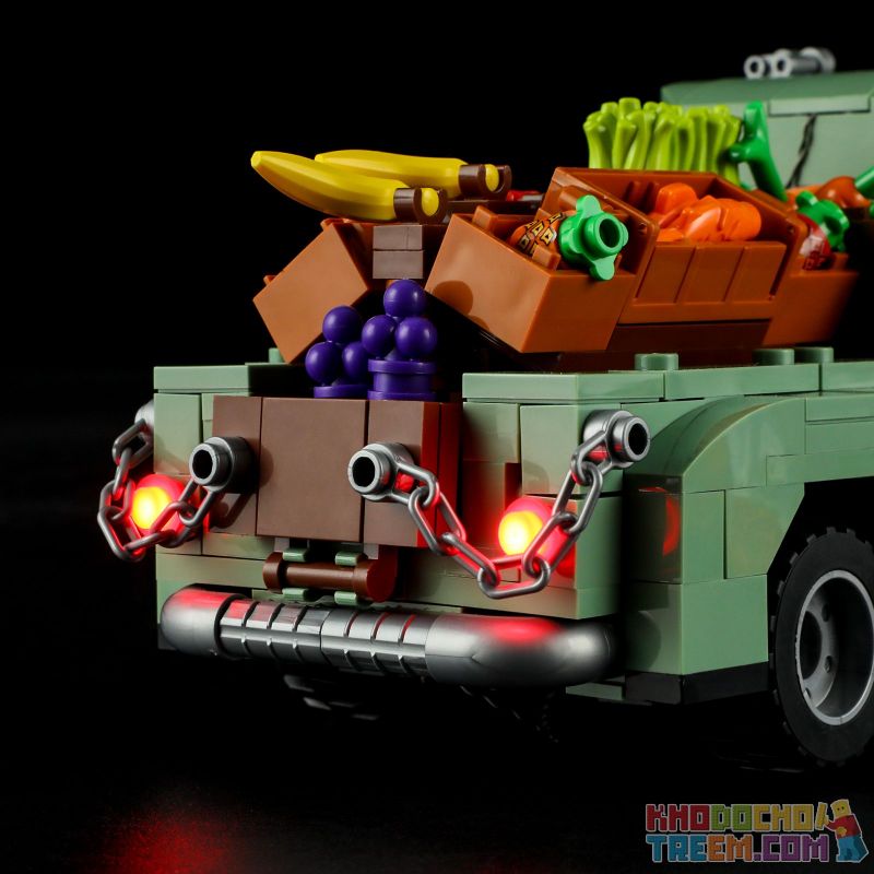 FUNWHOLE F9016 9016 non  XE TẢI NÔNG TRẠI bộ đồ chơi xếp lắp ráp ghép mô hình Creator THE FARM TRUCK Sáng Tạo 499 khối