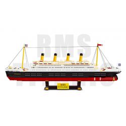 JIESTAR 92026 non  TÀU DU LỊCH TITANIC bộ đồ chơi xếp lắp ráp ghép mô hình Creator Sáng Tạo 1059 khối
