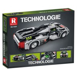 REOBRIX 11031 non  PEUGEOT 9X8 24 GIỜ CỦA SIÊU XE HYBRID LE MANS tỷ lệ 1:12 bộ đồ chơi xếp lắp ráp ghép mô hình Creator Sáng Tạo 1338 khối