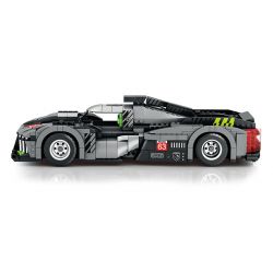 REOBRIX 11031 non  PEUGEOT 9X8 24 GIỜ CỦA SIÊU XE HYBRID LE MANS tỷ lệ 1:12 bộ đồ chơi xếp lắp ráp ghép mô hình Creator Sáng Tạo 1338 khối