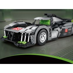 REOBRIX 11031 non  PEUGEOT 9X8 24 GIỜ CỦA SIÊU XE HYBRID LE MANS tỷ lệ 1:12 bộ đồ chơi xếp lắp ráp ghép mô hình Creator Sáng Tạo 1338 khối