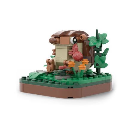 WANGE LIGAO DR.LUCK 1617 non  SINH VẬT HUYỀN BÍ NHÍM bộ đồ chơi xếp lắp ráp ghép mô hình Creator Sáng Tạo 128 khối