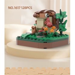 WANGE LIGAO DR.LUCK 1617 non  SINH VẬT HUYỀN BÍ NHÍM bộ đồ chơi xếp lắp ráp ghép mô hình Creator Sáng Tạo 128 khối