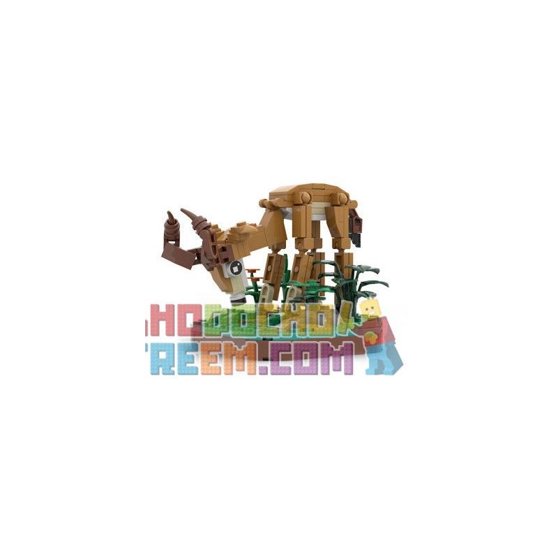 WANGE LIGAO DR.LUCK 1616 non  QUÁI THÚ TUYỆT VỜI ORYX bộ đồ chơi xếp lắp ráp ghép mô hình Creator Sáng Tạo 130 khối