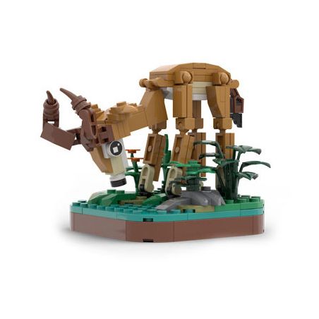 WANGE LIGAO DR.LUCK 1616 non  QUÁI THÚ TUYỆT VỜI ORYX bộ đồ chơi xếp lắp ráp ghép mô hình Creator Sáng Tạo 130 khối