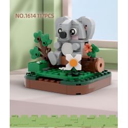 WANGE LIGAO DR.LUCK 1614 non  QUÁI THÚ TUYỆT VỜI KOALA bộ đồ chơi xếp lắp ráp ghép mô hình Creator Sáng Tạo 117 khối