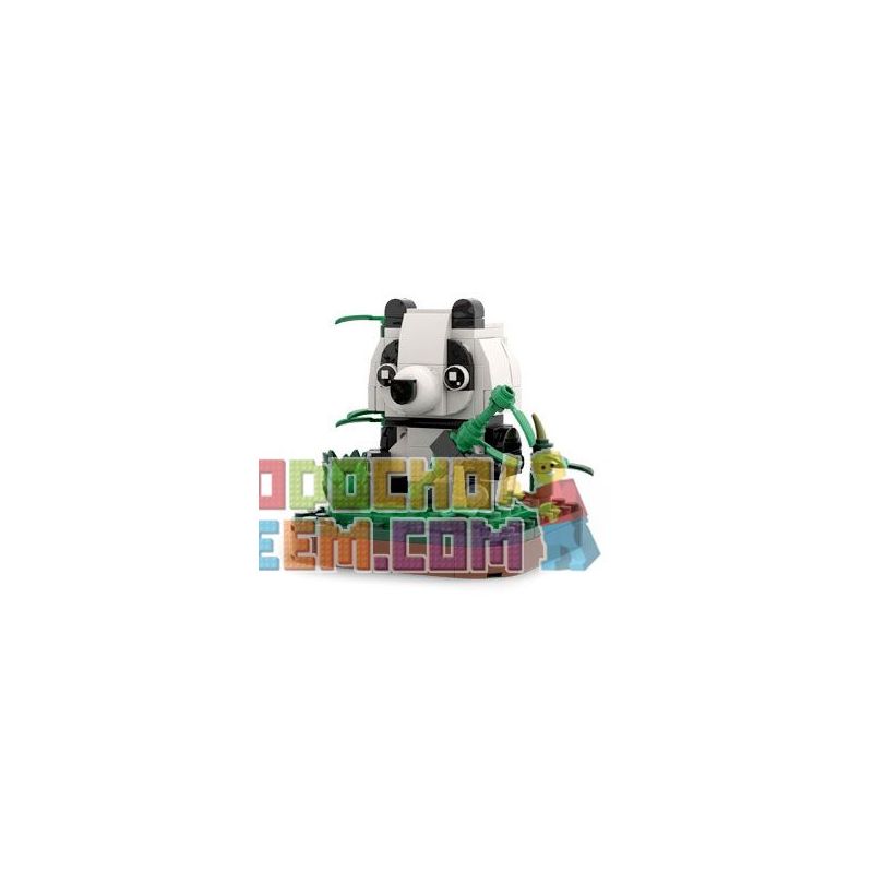 WANGE LIGAO DR.LUCK 1613 non  QUÁI THÚ TUYỆT VỜI GẤU TRÚC bộ đồ chơi xếp lắp ráp ghép mô hình Creator Sáng Tạo 130 khối