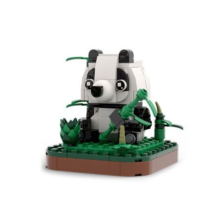 WANGE LIGAO DR.LUCK 1613 non  QUÁI THÚ TUYỆT VỜI GẤU TRÚC bộ đồ chơi xếp lắp ráp ghép mô hình Creator Sáng Tạo 130 khối