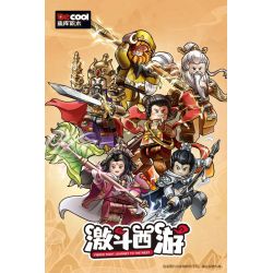 DECOOL BRICKCOOL 30307 non  TÂY DU CHIẾN ĐẤU LI JING VUA TOTA bộ đồ chơi xếp lắp ráp ghép mô hình FIERCE FIGHT JOURNEY TO THE WEST