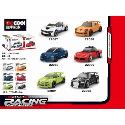 DECOOL BRICKCOOL 22087 22088 22089 22090 22091 22092 non  XE KÉO MINI bộ đồ chơi xếp lắp ráp ghép mô hình Racers Đua Tốc Độ