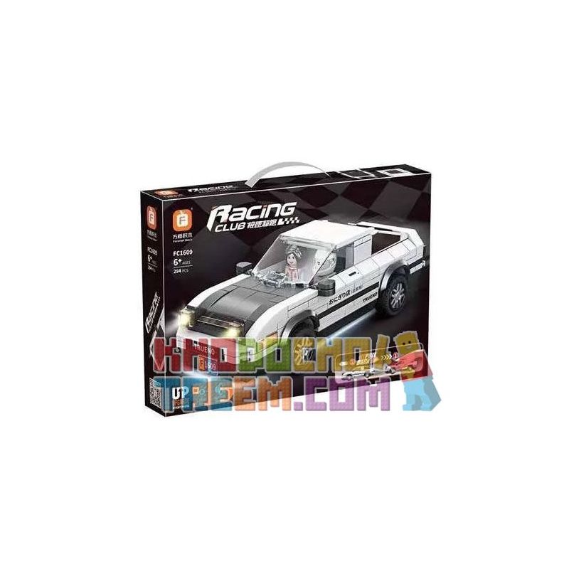 FORANGE FC1609 1609 non  SIÊU XE CỰC NHANH KÉO ÂM THANH VÀ ÁNH SÁNG bộ đồ chơi xếp lắp ráp ghép mô hình Speed Champions Racing Cars RACING CLUB Đua Xe Công Thức 294 khối