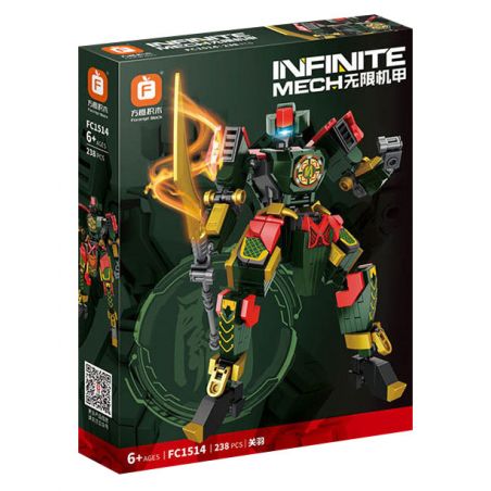 FORANGE FC1514 1514 non  VÔ CỰC CƠ KHÍ QUAN VŨ HÀNH TRÌNH VỀ PHƯƠNG TÂY GIÁP bộ đồ chơi xếp lắp ráp ghép mô hình INFINITE MECH 238 khối