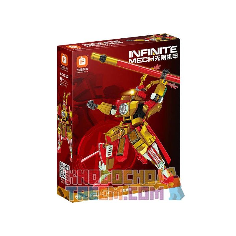 FORANGE FC1512 1512 non Lego INFINITE MECHA KHỈ VƯƠNG DU HÀNH VỀ MIỀN TÂY bộ đồ chơi xếp lắp ráp ghép mô hình 277 khối