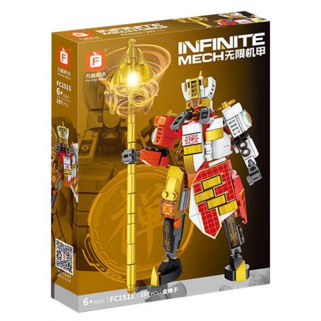 FORANGE FC1511 1511 non  INFINITE MECHA ĐƯỜNG TĂNG HÀNH TRÌNH VỀ MIỀN TÂY bộ đồ chơi xếp lắp ráp ghép mô hình 297 khối