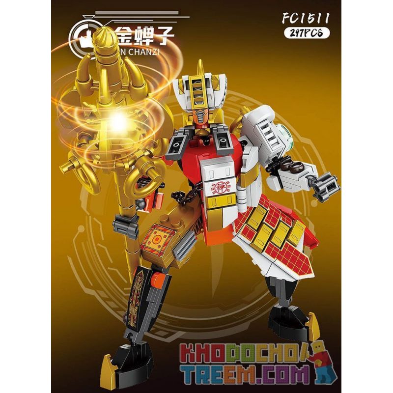 FORANGE FC1511 1511 non  INFINITE MECHA ĐƯỜNG TĂNG HÀNH TRÌNH VỀ MIỀN TÂY bộ đồ chơi xếp lắp ráp ghép mô hình 297 khối