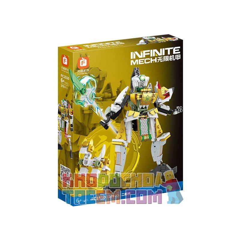 FORANGE FC1510 1510 non Lego INFINITE MECHA YANG JIAN ERLANG SHEN HÀNH TRÌNH ĐẾN PHƯƠNG TÂY bộ đồ chơi xếp lắp ráp ghép mô hình 270 khối