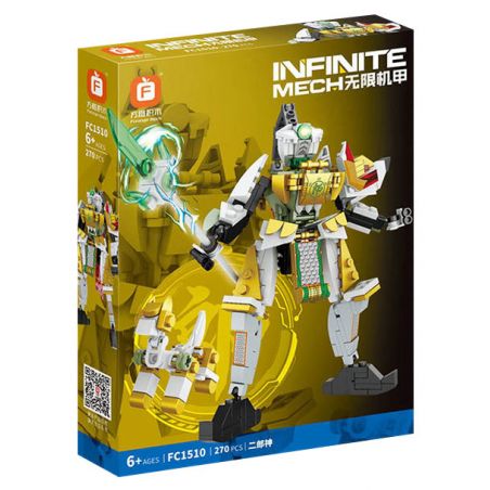 FORANGE FC1510 1510 non  INFINITE MECHA YANG JIAN ERLANG SHEN HÀNH TRÌNH ĐẾN PHƯƠNG TÂY bộ đồ chơi xếp lắp ráp ghép mô hình 270 khối