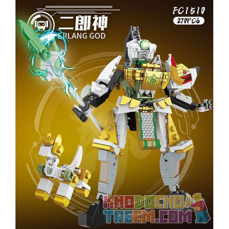FORANGE FC1510 1510 non  INFINITE MECHA YANG JIAN ERLANG SHEN HÀNH TRÌNH ĐẾN PHƯƠNG TÂY bộ đồ chơi xếp lắp ráp ghép mô hình 270 khối