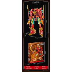 FORANGE FC1509 1509 non  INFINITE MECHA NEZHA HÀNH TRÌNH ĐẾN PHƯƠNG TÂY bộ đồ chơi xếp lắp ráp ghép mô hình 232 khối