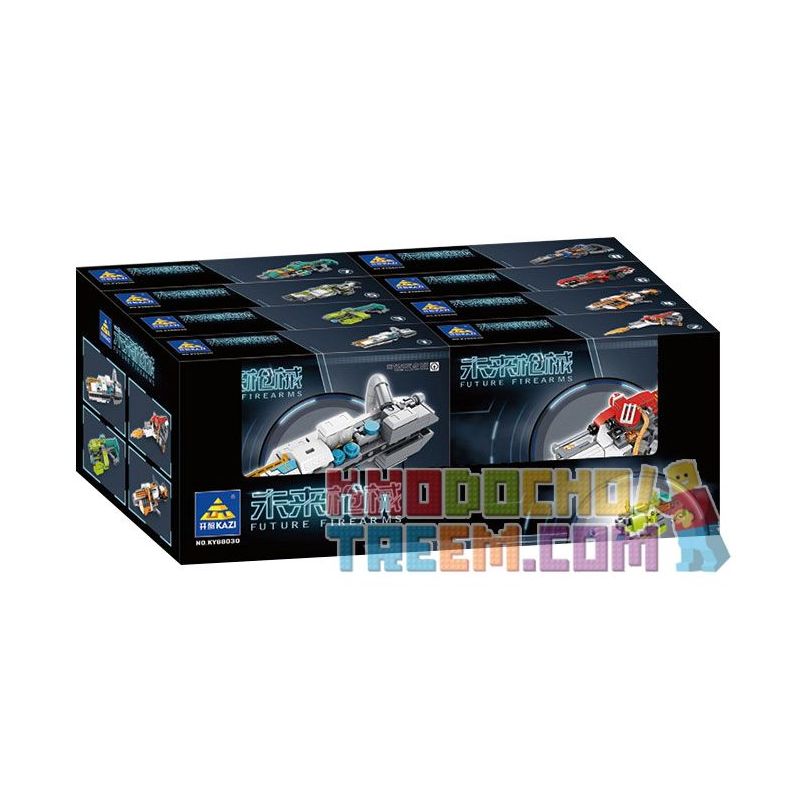 Kazi KY88030 88030 non  8 LOẠI SÚNG CẦM TAY TRONG TƯƠNG LAI PHÁO HẠT RUNG MÁY TẠO MÀU ĐỎ TIỂU LIÊN NĂNG LƯỢNG NHẸ LỰU CAO NỔ MÌN N2 TRƯỜNG CHÙM TỬ KÉP LASER XOẮN ỐC bộ đồ chơi xếp lắp ráp ghép mô hình FUTURE FIREARMS 837 khối