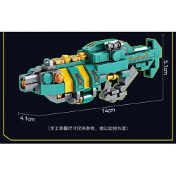 Kazi KY88030 88030 non  8 LOẠI SÚNG CẦM TAY TRONG TƯƠNG LAI PHÁO HẠT RUNG MÁY TẠO MÀU ĐỎ TIỂU LIÊN NĂNG LƯỢNG NHẸ LỰU CAO NỔ MÌN N2 TRƯỜNG CHÙM TỬ KÉP LASER XOẮN ỐC bộ đồ chơi xếp lắp ráp ghép mô hình FUTURE FIREARMS 837 khối