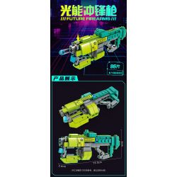 Kazi KY88030 88030 non  8 LOẠI SÚNG CẦM TAY TRONG TƯƠNG LAI PHÁO HẠT RUNG MÁY TẠO MÀU ĐỎ TIỂU LIÊN NĂNG LƯỢNG NHẸ LỰU CAO NỔ MÌN N2 TRƯỜNG CHÙM TỬ KÉP LASER XOẮN ỐC bộ đồ chơi xếp lắp ráp ghép mô hình FUTURE FIREARMS 837 khối