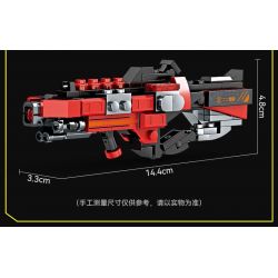 Kazi KY88030 88030 non  8 LOẠI SÚNG CẦM TAY TRONG TƯƠNG LAI PHÁO HẠT RUNG MÁY TẠO MÀU ĐỎ TIỂU LIÊN NĂNG LƯỢNG NHẸ LỰU CAO NỔ MÌN N2 TRƯỜNG CHÙM TỬ KÉP LASER XOẮN ỐC bộ đồ chơi xếp lắp ráp ghép mô hình FUTURE FIREARMS 837 khối