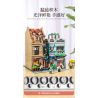 BITING CAT Q2023 2023 non  NGƯỜI BÁN HOA bộ đồ chơi xếp lắp ráp ghép mô hình Creator FLOWER SHOP Sáng Tạo 2505 khối