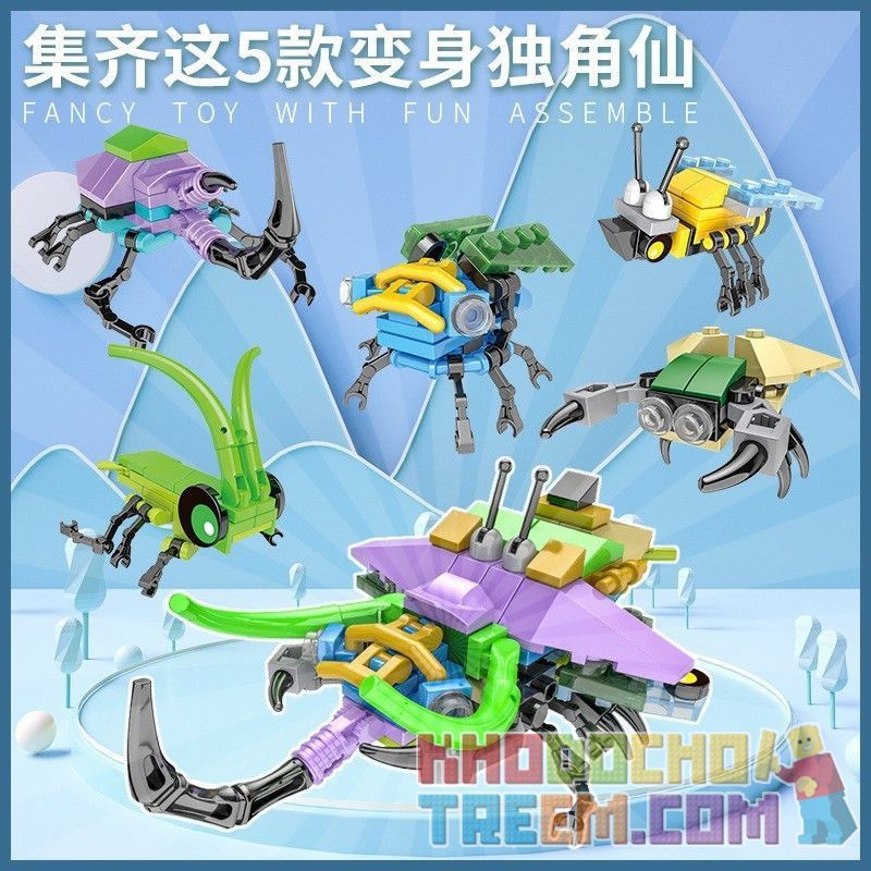 CAYI KY020 KY021 KY022 KY023 KY024 KY025 KY026 KY027 KY028 KY029 non  CÔN TRÙNG DỄ THƯƠNG 10 SỰ KẾT HỢP CỦA BƯỚM LỚN VÀ KỲ LÂN bộ đồ chơi xếp lắp ráp ghép mô hình Creator Sáng Tạo 311 khối