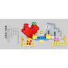 HYSTOYS HONGYUANSHENG AOLEDUOTOYS HG-1660B 1660B HG1660B Xếp hình kiểu    Creative Bucket Thiên đường Học Tập 123 khối