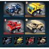 JIQILE 47101 non  4 PHƯƠNG TIỆN ĐÔ THỊ XE CẢNH SÁT BEN CỨU HỎA QUÂN SỰ HUMMER bộ đồ chơi xếp lắp ráp ghép mô hình  CITY VEHICLE Kỹ Thuật Công Nghệ Cao Mô Hình Phương Tiện 1172 khối