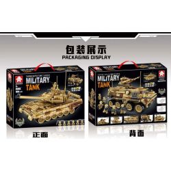 LE YI 66009 non  XE TĂNG T-90 bộ đồ chơi xếp lắp ráp ghép mô hình Military Army T-90 MAIN BATTLE TANK Quân Sự Bộ Đội 1688 khối