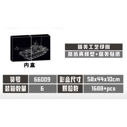 LE YI 66009 non  XE TĂNG T-90 bộ đồ chơi xếp lắp ráp ghép mô hình Military Army T-90 MAIN BATTLE TANK Quân Sự Bộ Đội 1688 khối