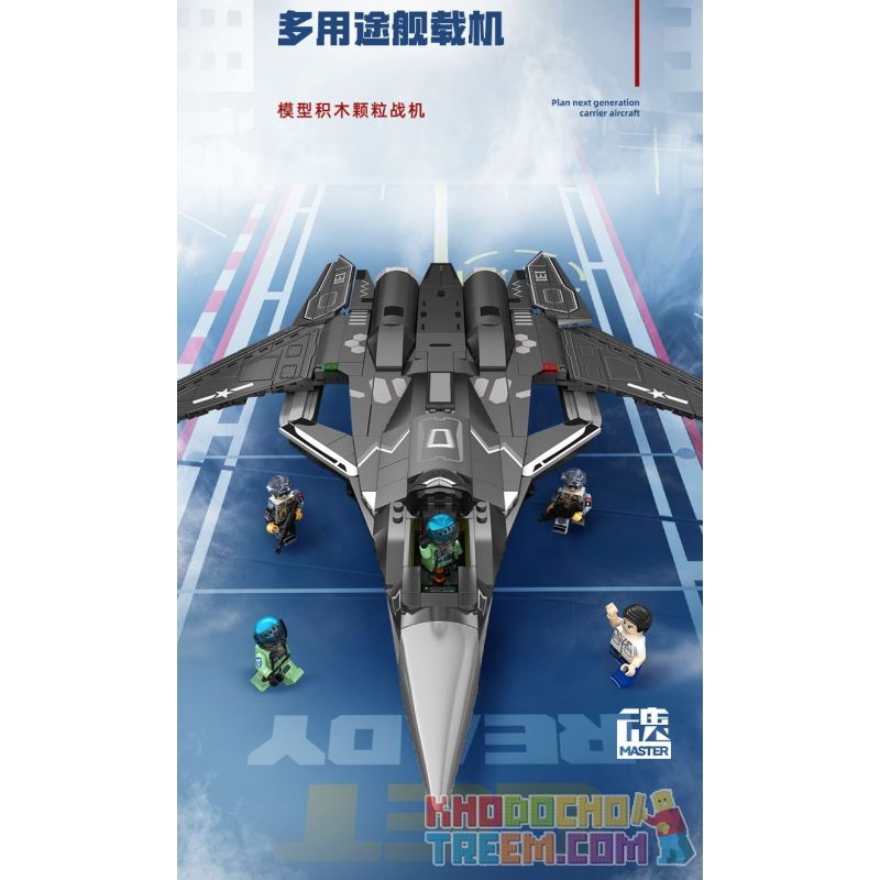 SEMBO 202192 non  MỘT QUỐC GIA HÙNG MẠNH THẾ HỆ TIẾP THEO CỦA MÁY BAY CHIẾN ĐẤU ĐA NĂNG HOẠT ĐỘNG TRÊN TÀU SÂN bộ đồ chơi xếp lắp ráp ghép mô hình Military Army Quân Sự Bộ Đội 960 khối