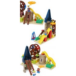 HYSTOYS HONGYUANSHENG AOLEDUOTOYS HG-1444 1444 HG1444 Xếp hình kiểu    Playground Set With Storage Khu Vui Chơi Thiên đường 52 khối HYSTOYS HONGYUANSHENG AOLEDUOTOYS HG-1444 1444 HG1444 Xếp hình kiểu    Playground Set With Storage Khu Vui Chơi Thiên đường 52 khối