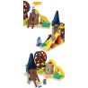 HYSTOYS HONGYUANSHENG AOLEDUOTOYS HG-1444 1444 HG1444 Xếp hình kiểu    Playground Set With Storage Khu Vui Chơi Thiên đường 52 khối