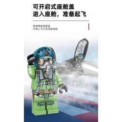 SEMBO 202192 non  MỘT QUỐC GIA HÙNG MẠNH THẾ HỆ TIẾP THEO CỦA MÁY BAY CHIẾN ĐẤU ĐA NĂNG HOẠT ĐỘNG TRÊN TÀU SÂN bộ đồ chơi xếp lắp ráp ghép mô hình Military Army Quân Sự Bộ Đội 960 khối