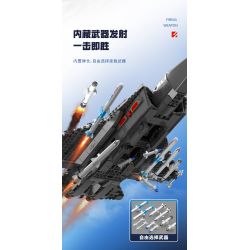 SEMBO 202191 non  VINH QUANG CỦA CƯỜNG QUỐC TIÊM KÍCH TRÊN TÀU SÂN BAY J-35 bộ đồ chơi xếp lắp ráp ghép mô hình Military Army Quân Sự Bộ Đội 1109 khối