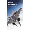 SEMBO 202191 non  VINH QUANG CỦA CƯỜNG QUỐC TIÊM KÍCH TRÊN TÀU SÂN BAY J-35 bộ đồ chơi xếp lắp ráp ghép mô hình Military Army Quân Sự Bộ Đội 1109 khối
