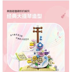 UNITED IMAGINE 1922B non  GIẤC MƠ VIOLON bộ đồ chơi xếp lắp ráp ghép mô hình VIOLIN BOOK 410 khối