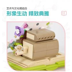 UNITED IMAGINE 1922B non  GIẤC MƠ VIOLON bộ đồ chơi xếp lắp ráp ghép mô hình VIOLIN BOOK 410 khối