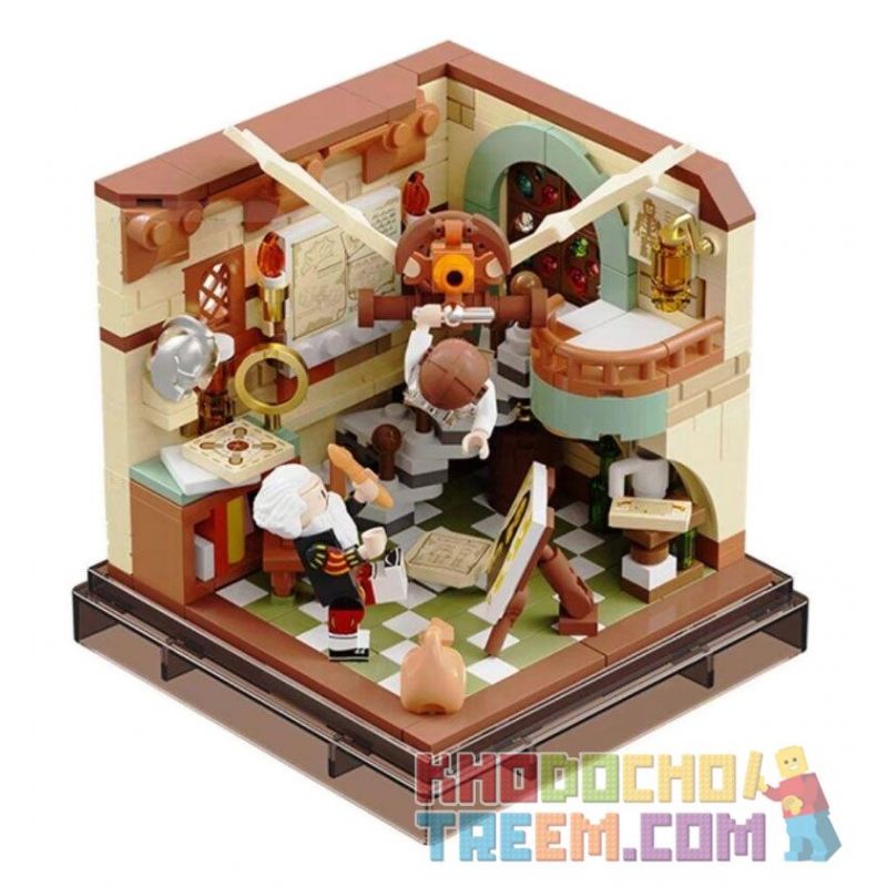 AREA-X AX0089 0089 non  NHỮNG NGHỆ SĨ VĨ ĐẠI MẬT MÃ THIÊN TÀI bộ đồ chơi xếp lắp ráp ghép mô hình INSPIRATION FROM ART GIFTED