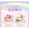 TOP TOY TC2306 2306 non  GIƯỜNG BẬP BÊNH CHO BÉ GIA ĐÌNH SANRIO MÔ HÌNH CHÓ PACHA bộ đồ chơi xếp lắp ráp ghép mô hình POCHACCO